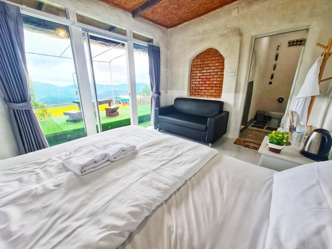 แสงเหนือแคมป์ปิ้งม่อนแจ่ม Otel Ban Mae Raem Dış mekan fotoğraf